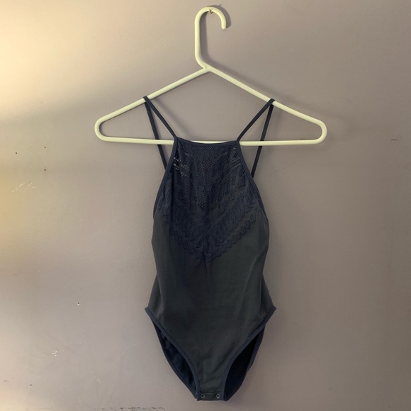 NWOT Free People Women's Blue Solstice Bodysuit - Picture 3 of 7
